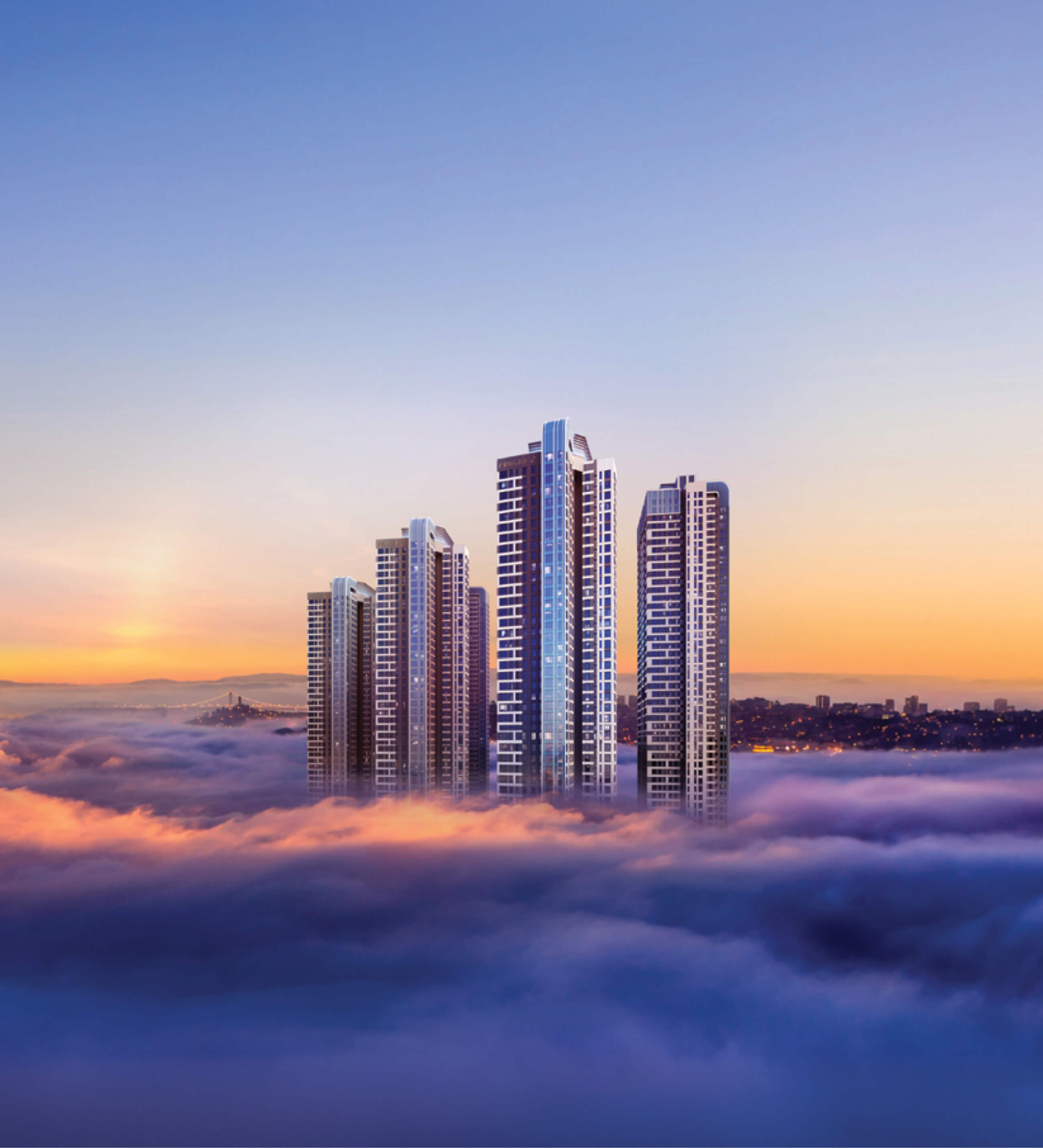 청라 피크원에서 아크원으로 이어지는 푸르지오 브랜드타운 이미지